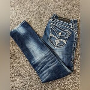 Rock revival buckle jeans straight leg size 27